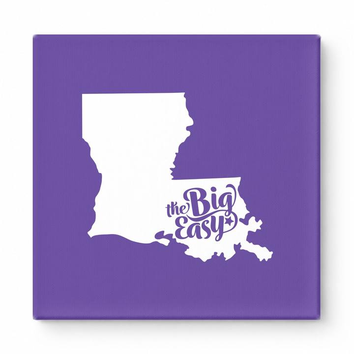 Home Sweet New Orleans — Louisiana State Silhouette