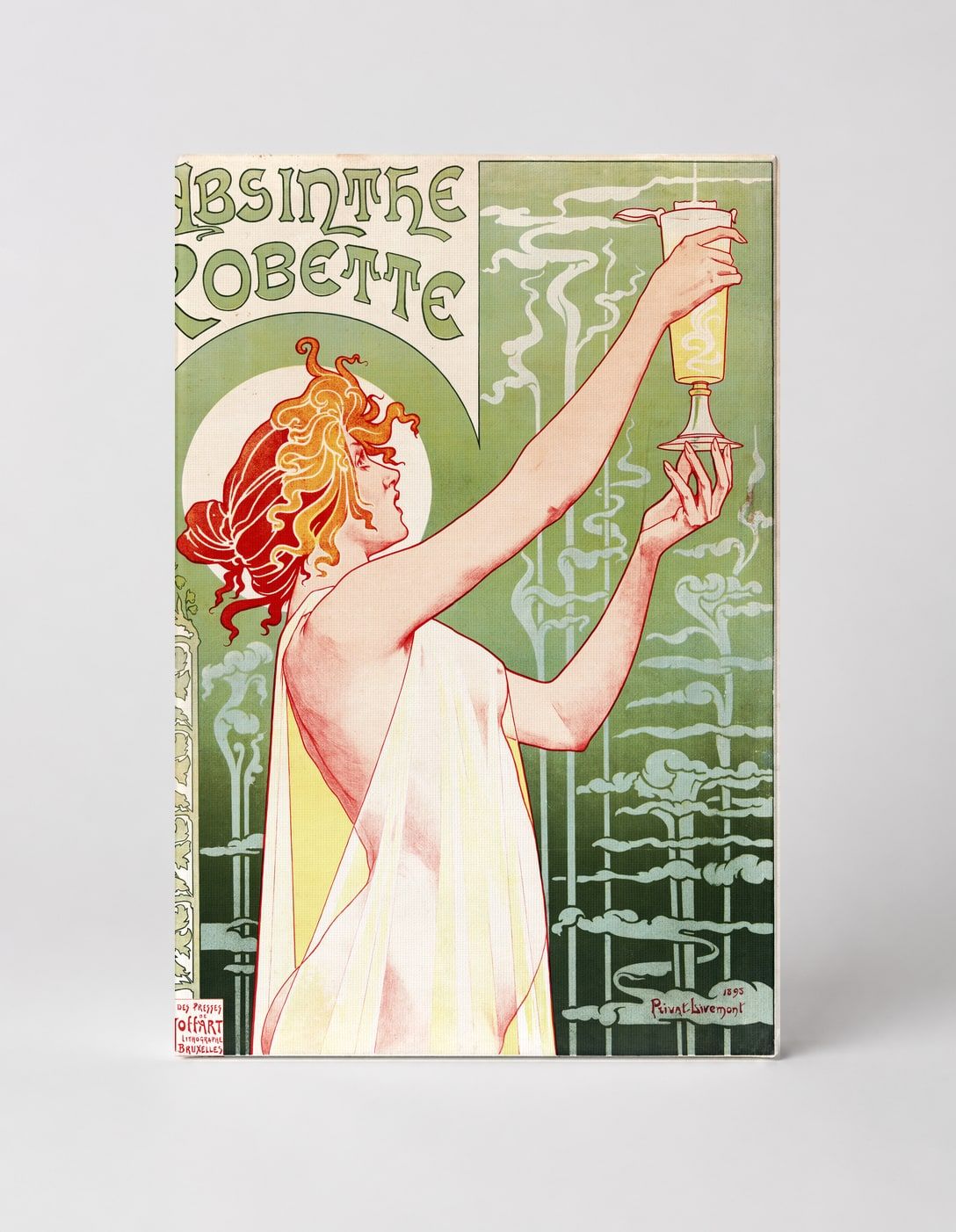 Absinthe Robette 1896 - Art Nouveau Vintage Poster Wall Art