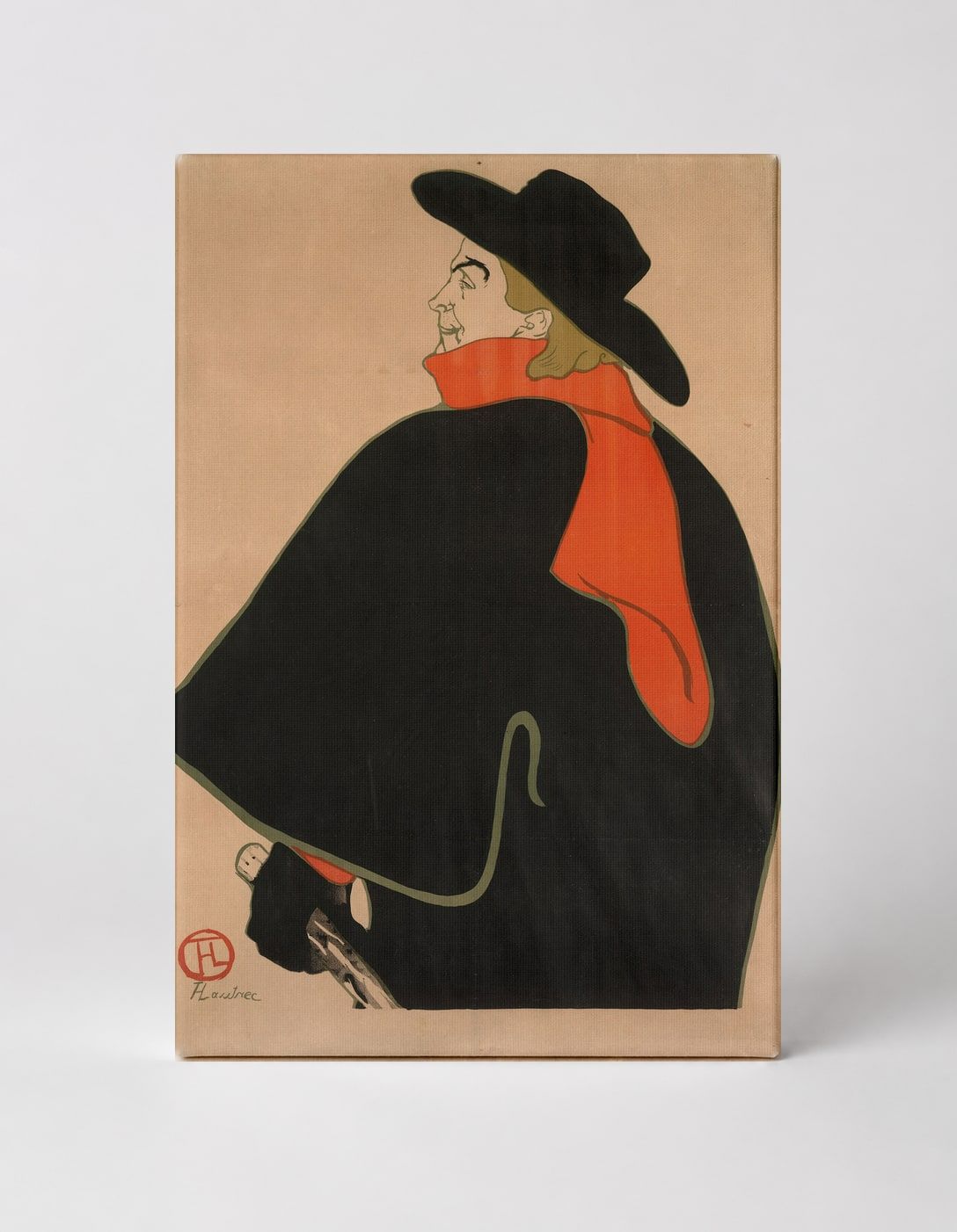 Aristide Bruant dans son Cabaret 1893 - Belle Époque Vintage Poster Wall Art