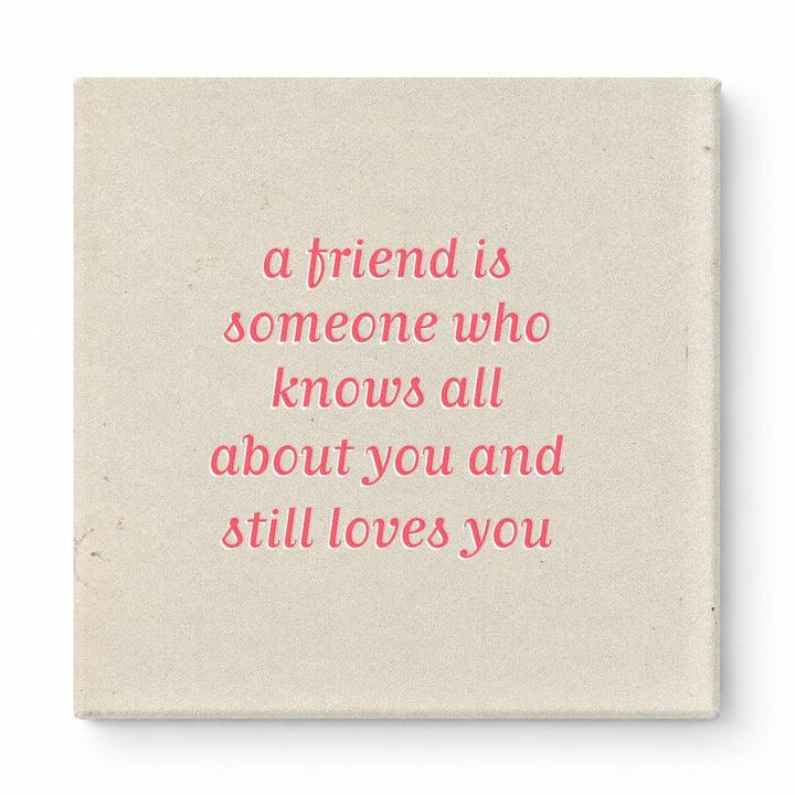 A Friend Is Someone Who Knows All About You and Still Loves You — Geometric Low-Poly