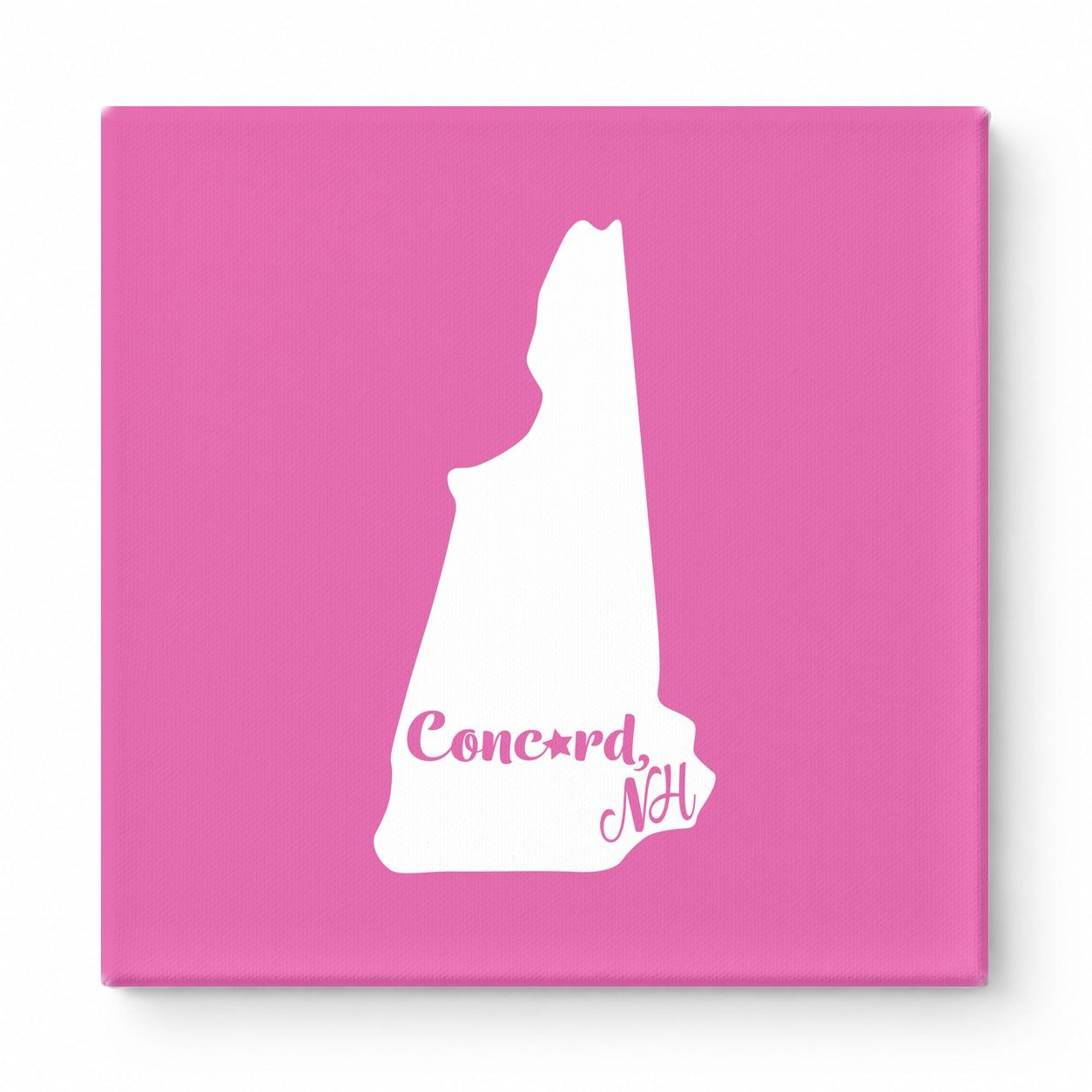 Home Sweet Concord — New Hampshire State Silhouette