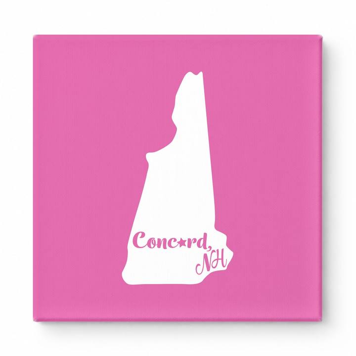 Home Sweet Concord — New Hampshire State Silhouette