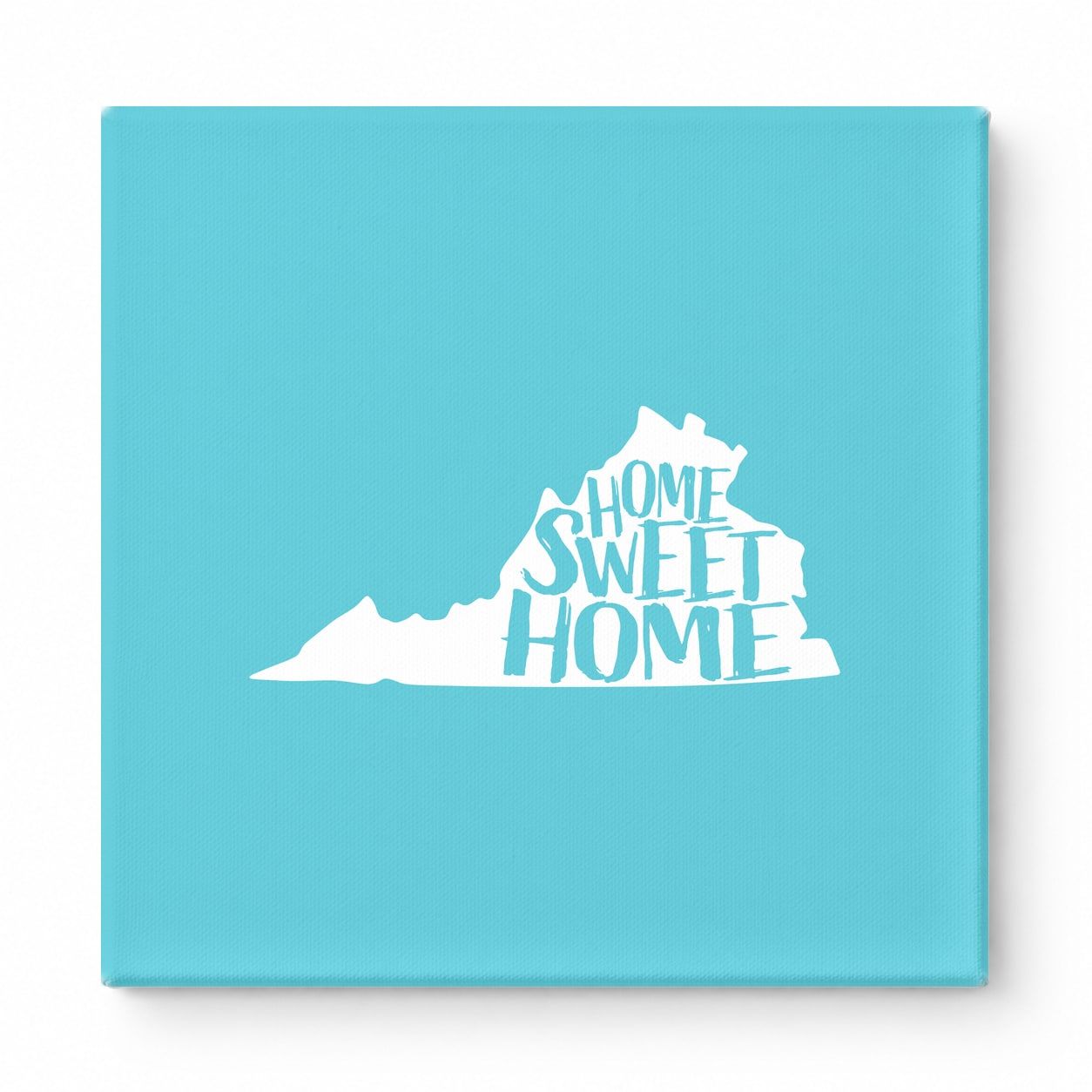 Home Sweet Home Virginia — Virginia State Silhouette