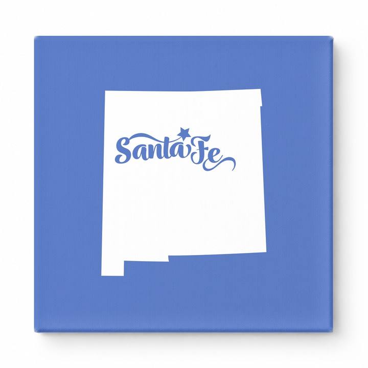 Home Sweet Santa Fe — New Mexico State Silhouette