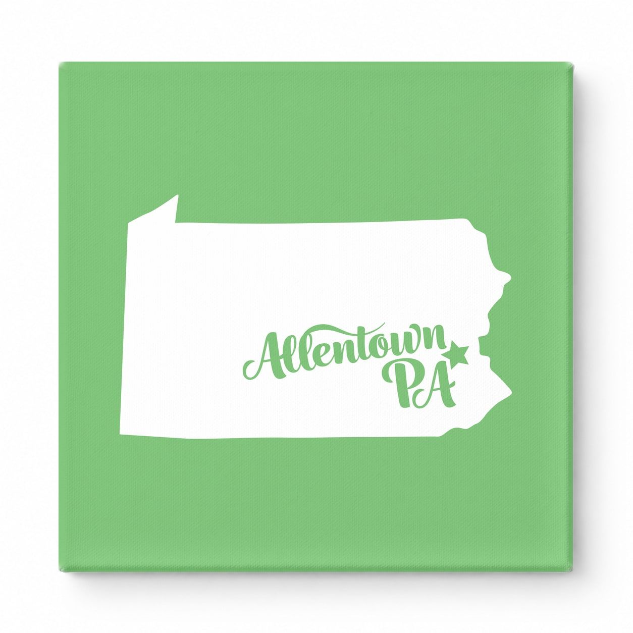 Home Sweet Allentown — Pennsylvania State Silhouette