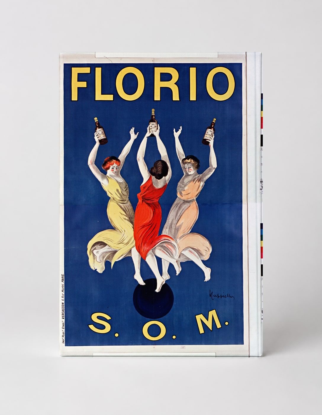 Florio S.O.M. Vintage Advertising Poster - Belle Époque Canvas Wall Art