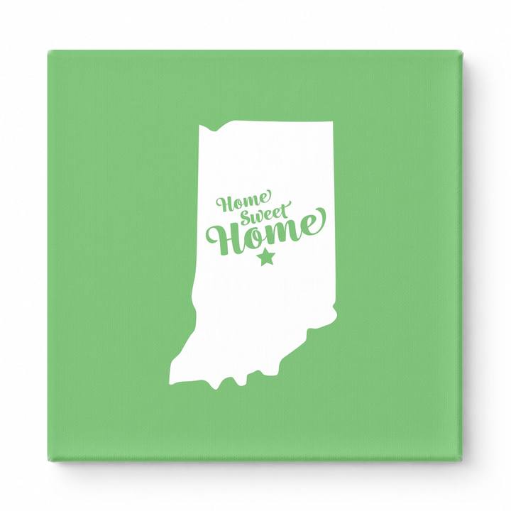 Home Sweet Indianapolis — Indiana State Silhouette
