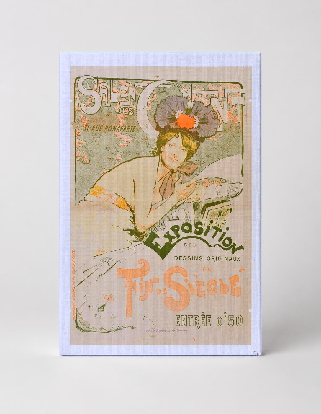 Salon des Cent Exposition Fin de Siècle 1890s - Art Nouveau Vintage Poster Wall Art