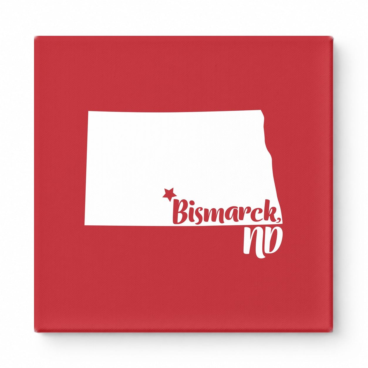 Home Sweet Bismarck — North Dakota State Silhouette