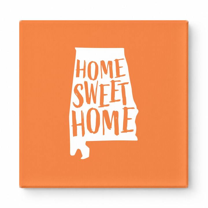 HOME SWEET HOME — Alabama State Silhouette