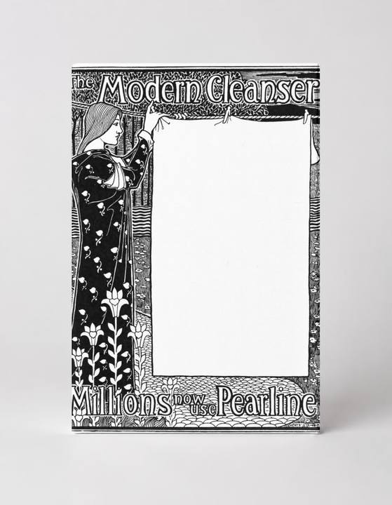 The Modern Cleanser Pearline 1890s - Victorian Advertising Vintage Poster Wall Art
