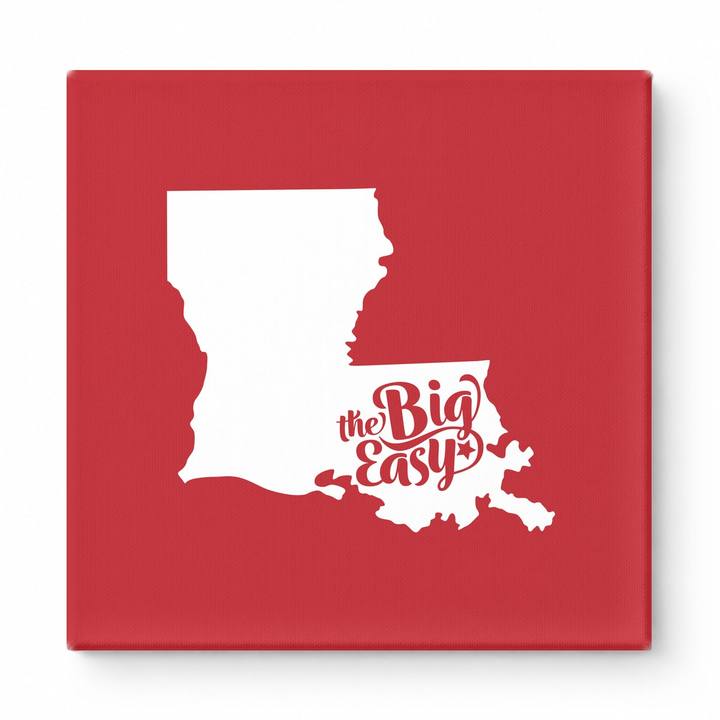 Home Sweet New Orleans — Louisiana State Silhouette