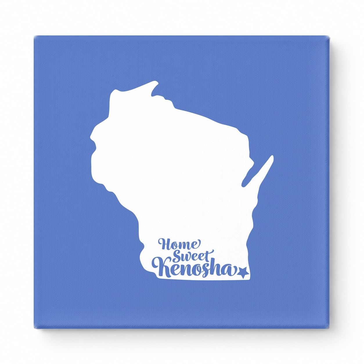 Home Sweet Kenosha — Wisconsin State Silhouette