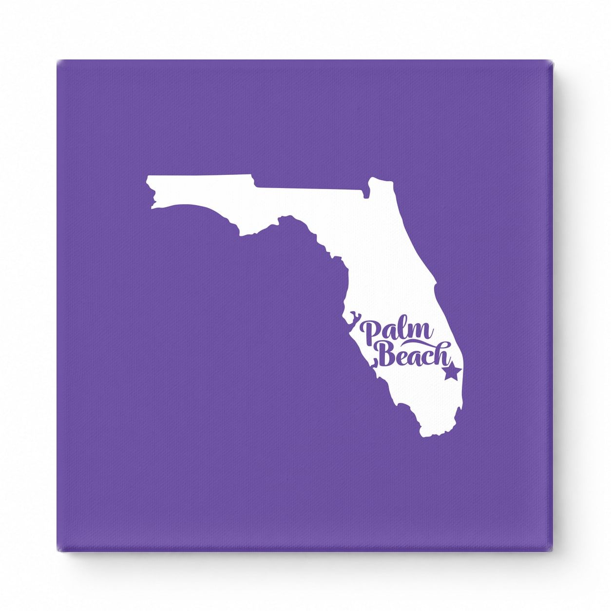 Home Sweet Palm Beach — Florida State Silhouette