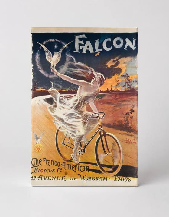 Falcon Franco-American Bicycle Co 1890s - Belle Époque Vintage Poster Wall Art