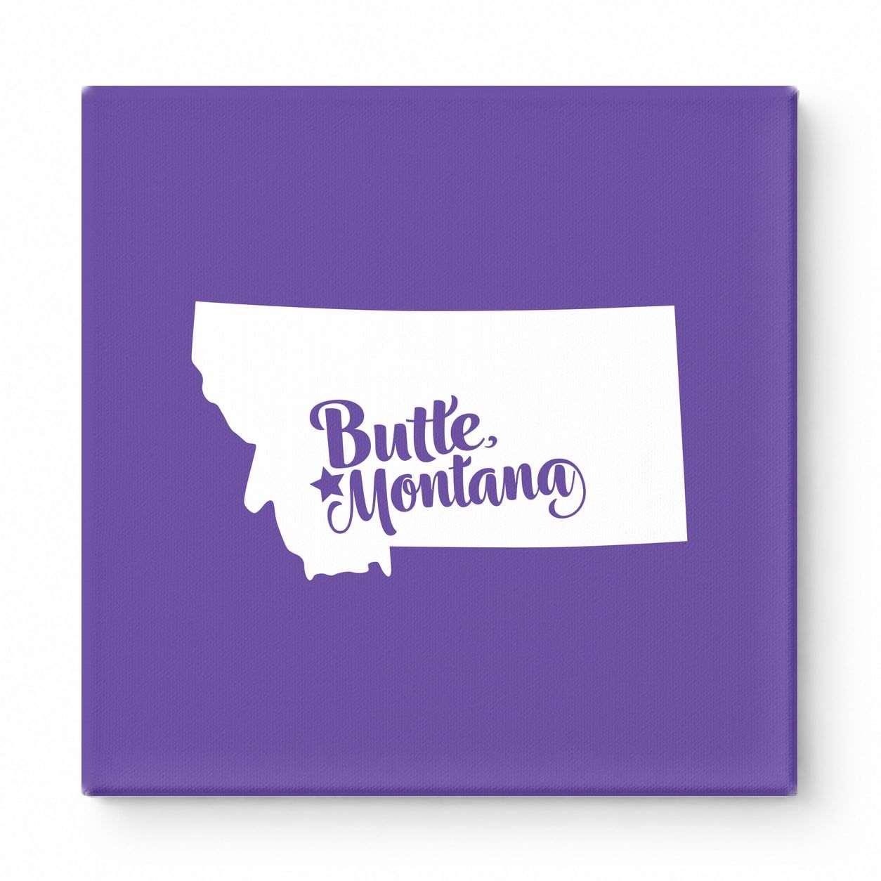 Home Sweet Butte — Montana State Silhouette