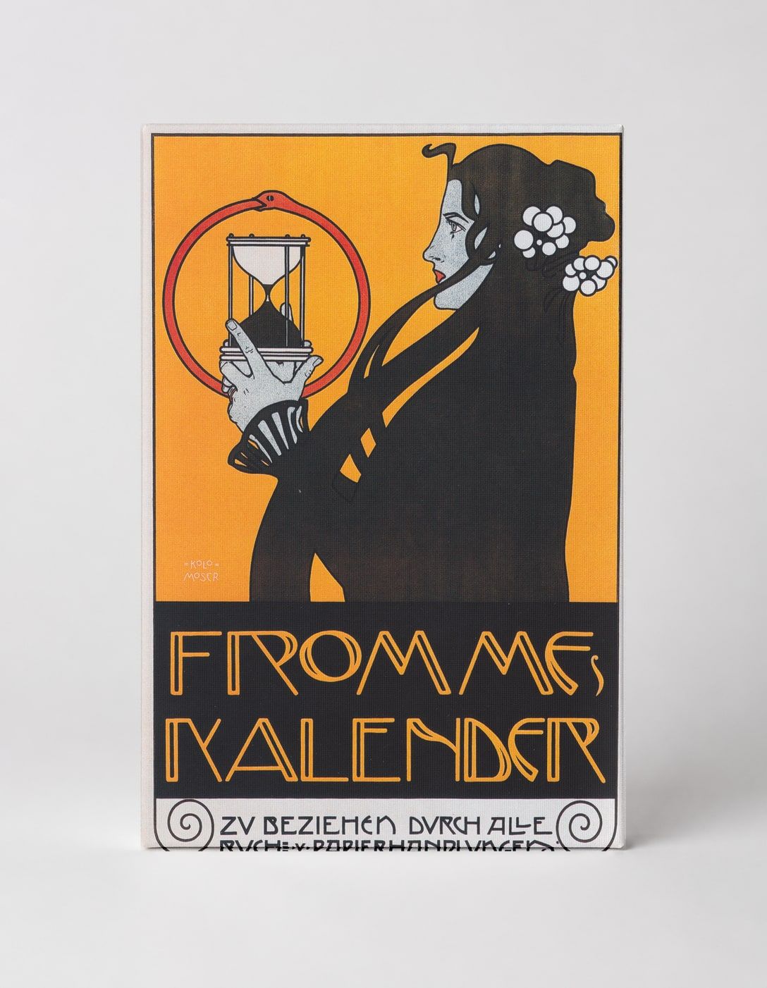 Frommes Kalender 1899 - Art Nouveau Vintage Calendar Poster Wall Art