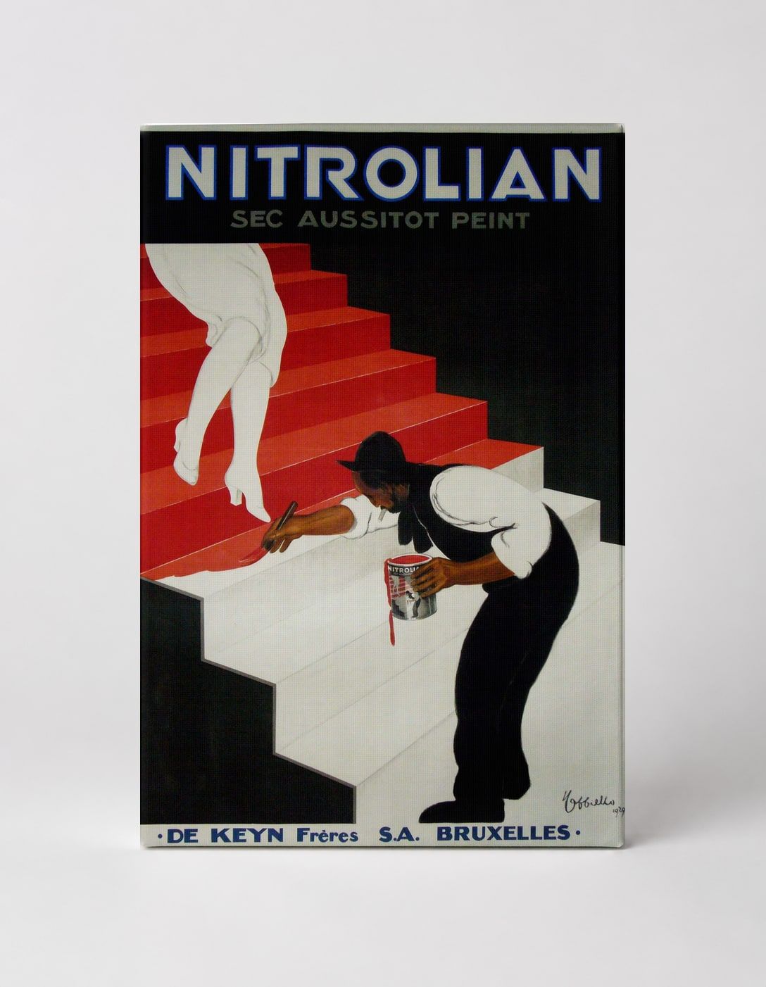 Nitrolian Sec Aussitot Peint 1930s - Vintage Art Deco Advertising Poster Wall Art