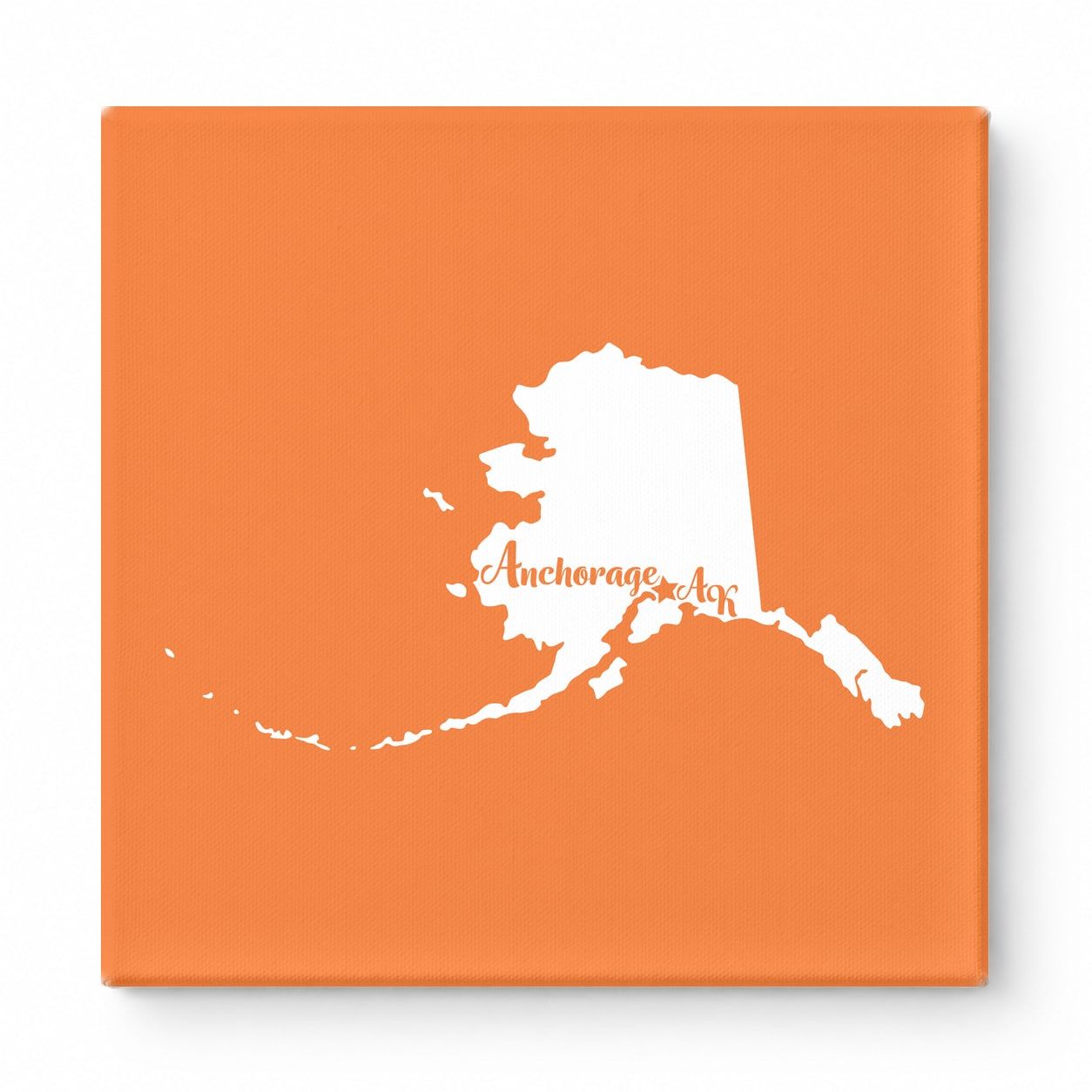 Home Sweet Anchorage — Alaska State Silhouette