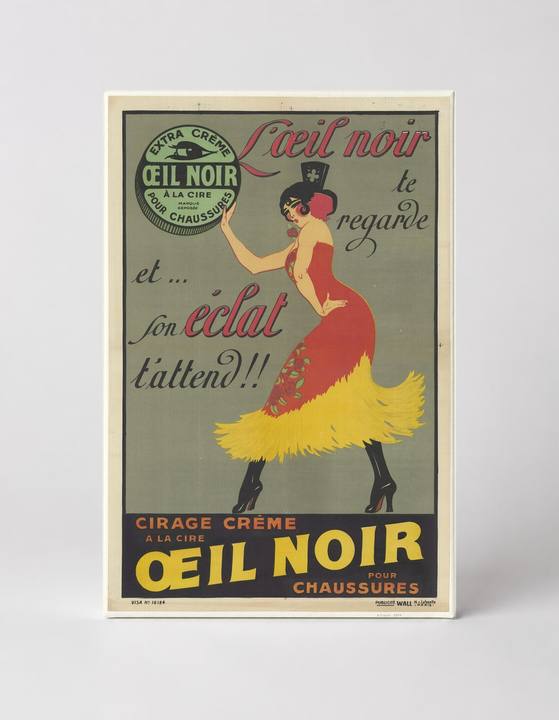 Oeil Noir Shoe Polish 1900s - Belle Époque Vintage Poster Wall Art