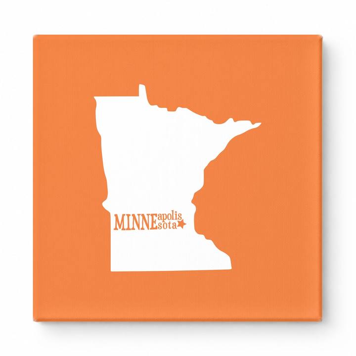 Home Sweet Minneapolis — Minnesota State Silhouette