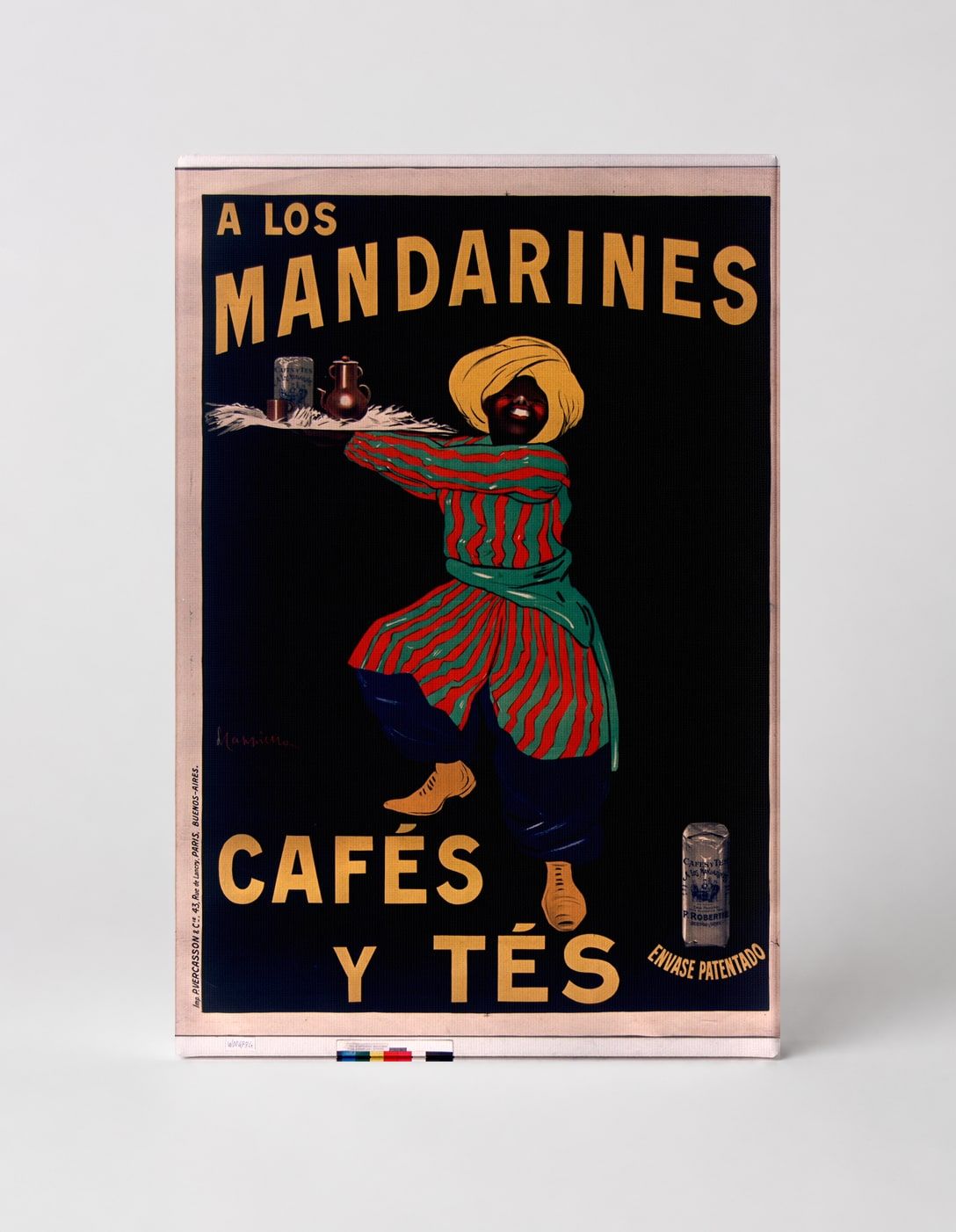 A Los Mandarines Cafes y Tes - Vintage Spanish Advertising Poster Wall Art