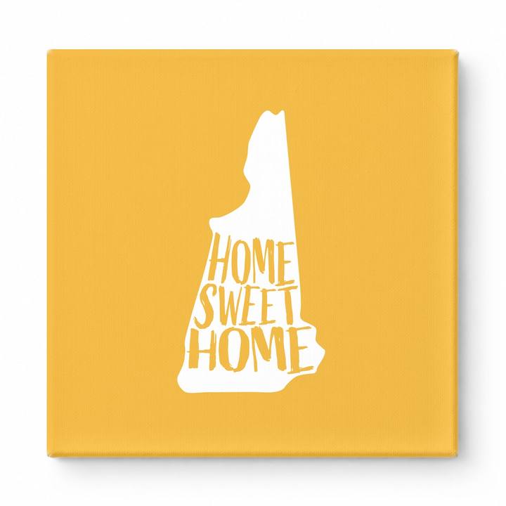 HOME SWEET HOME — New Hampshire State Silhouette