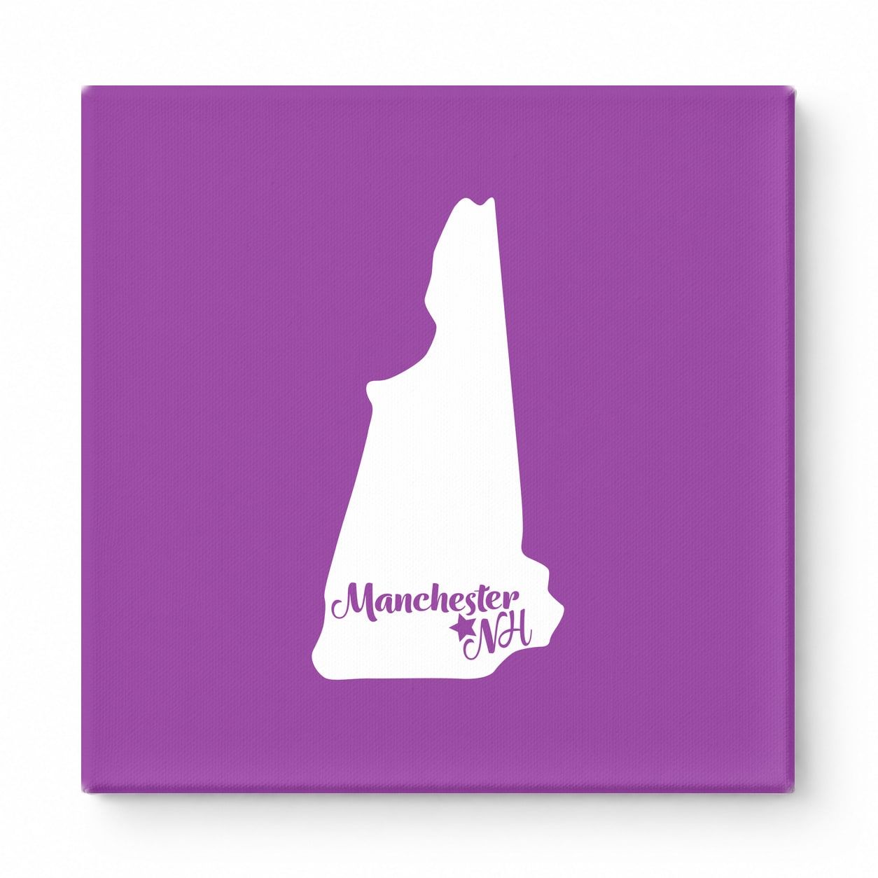 Home Sweet Manchester — New Hampshire State Silhouette