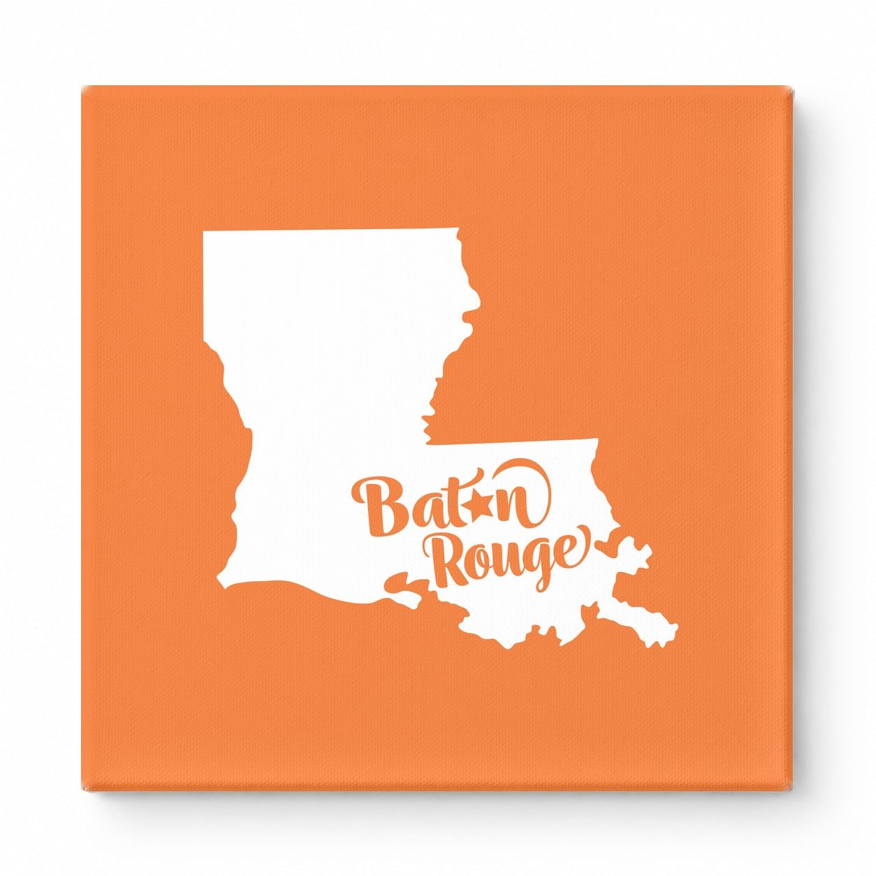 Home Sweet Baton Rouge — Louisiana State Silhouette