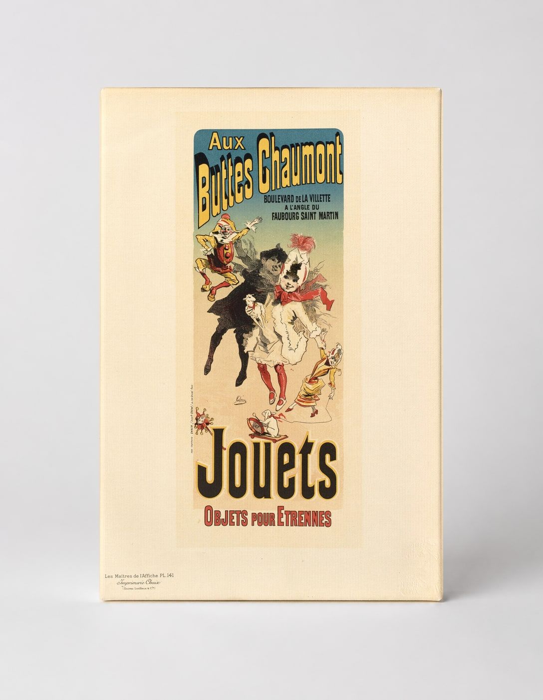 Aux Buttes Chaumont Jouets 1890s - Belle Époque Vintage Poster Wall Art