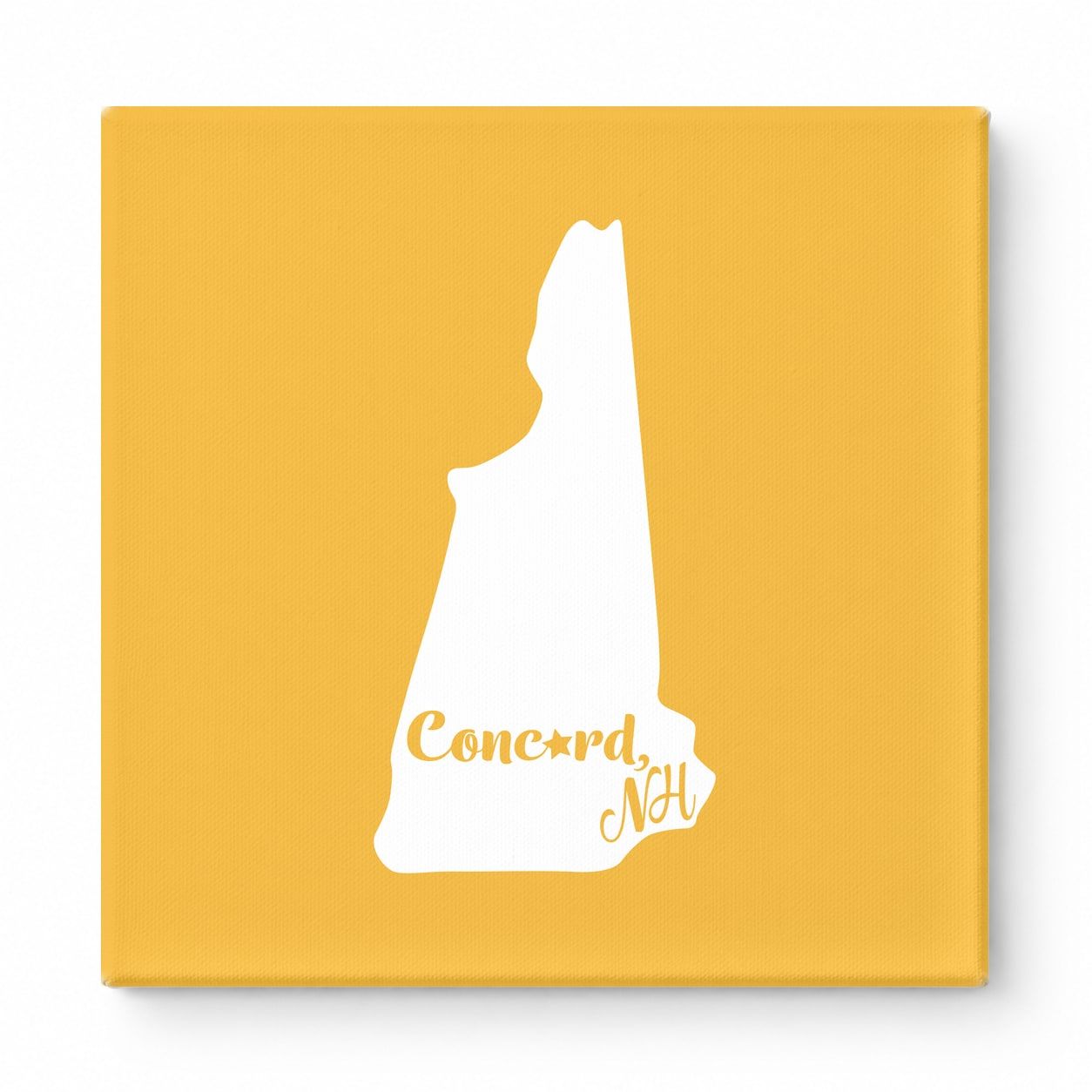 Home Sweet Concord — New Hampshire State Silhouette