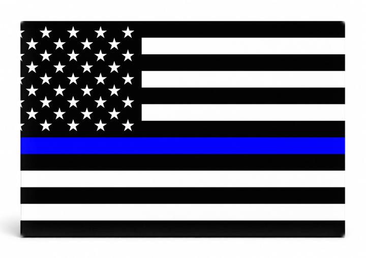 Thin Blue Line American Flag
