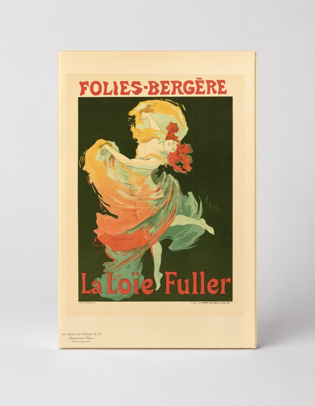 Folies-Bergère La Loie Fuller 1893 - Belle Époque Vintage Poster Wall Art