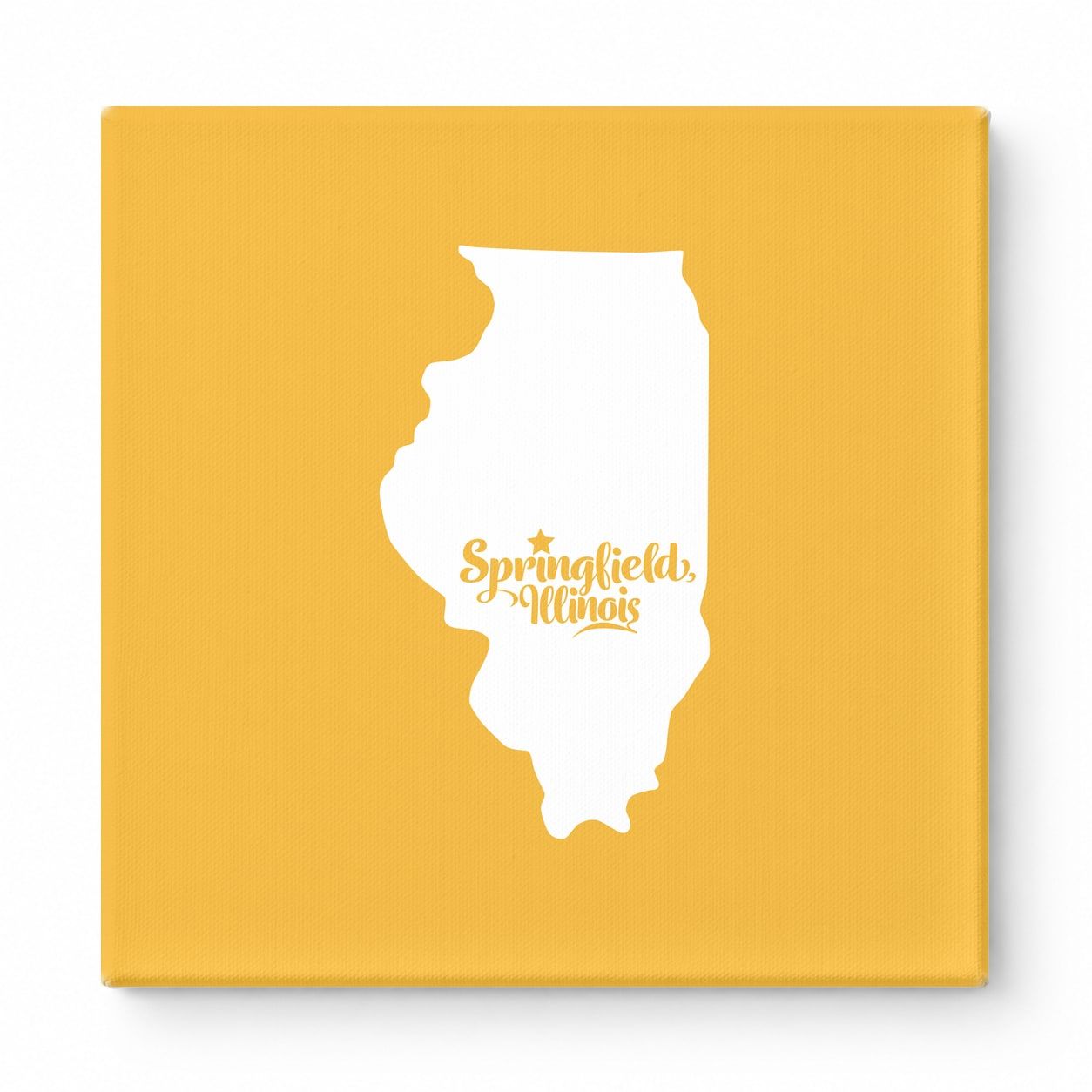 Home Sweet Springfield — Illinois State Silhouette