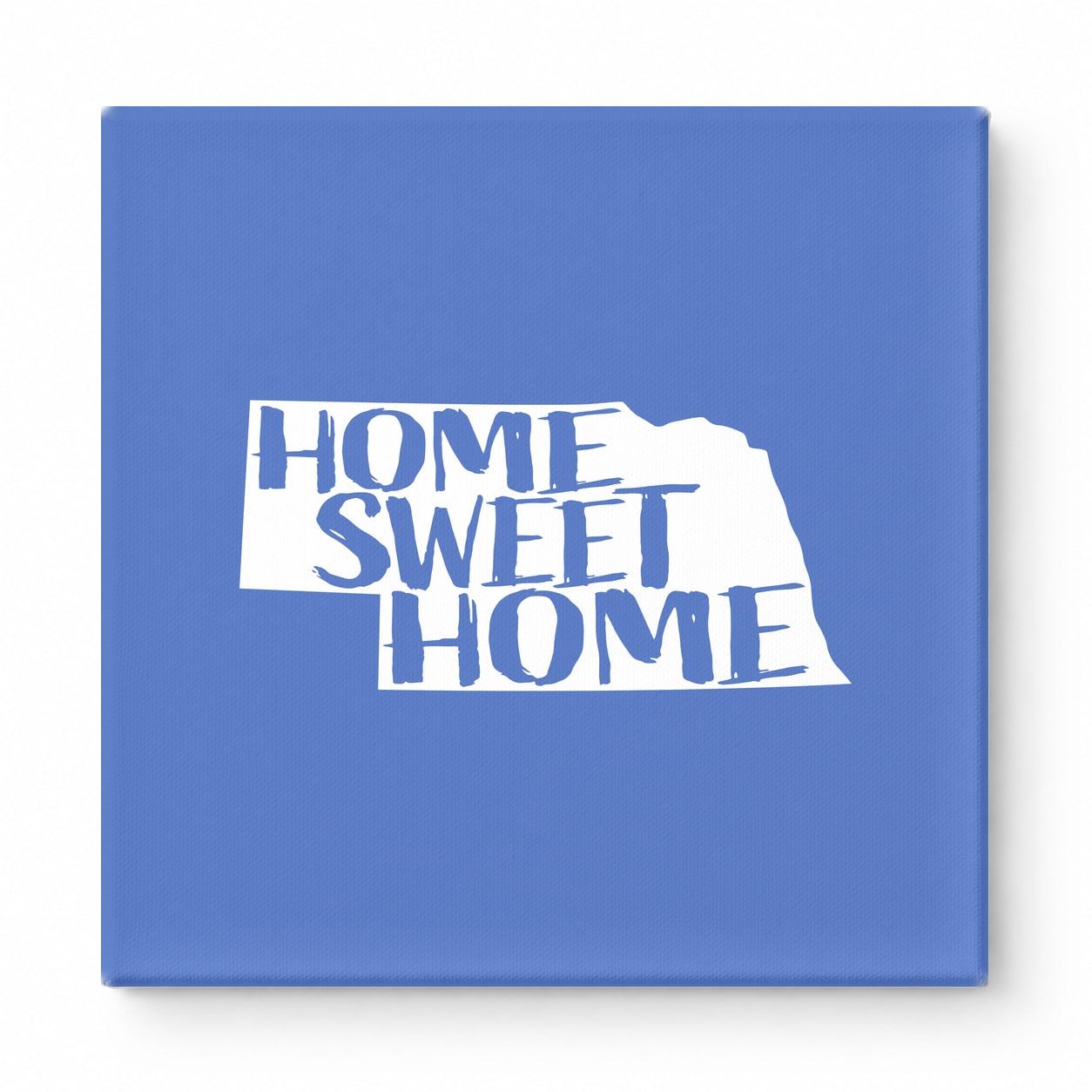 HOME SWEET HOME — Nebraska State Silhouette