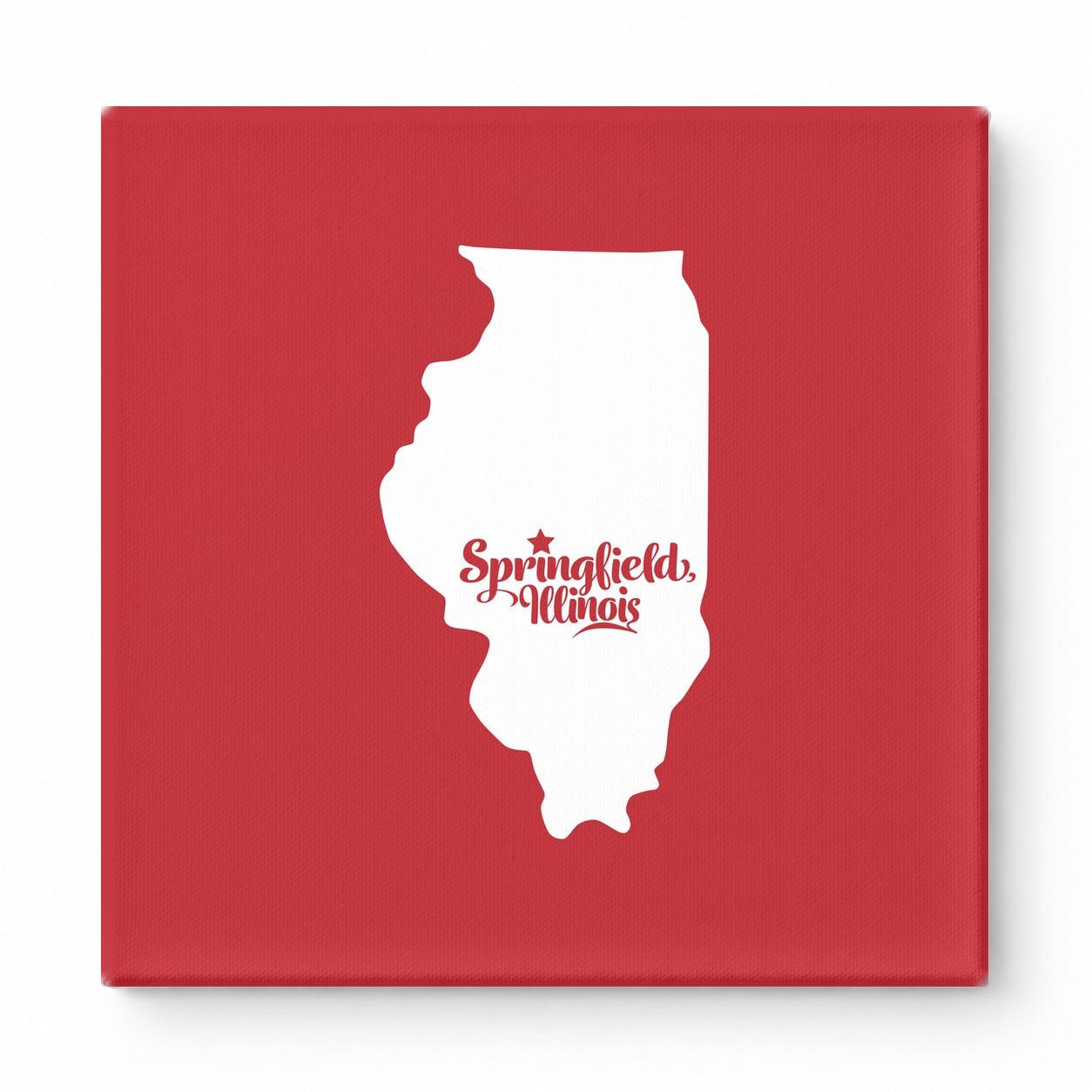 Home Sweet Springfield — Illinois State Silhouette