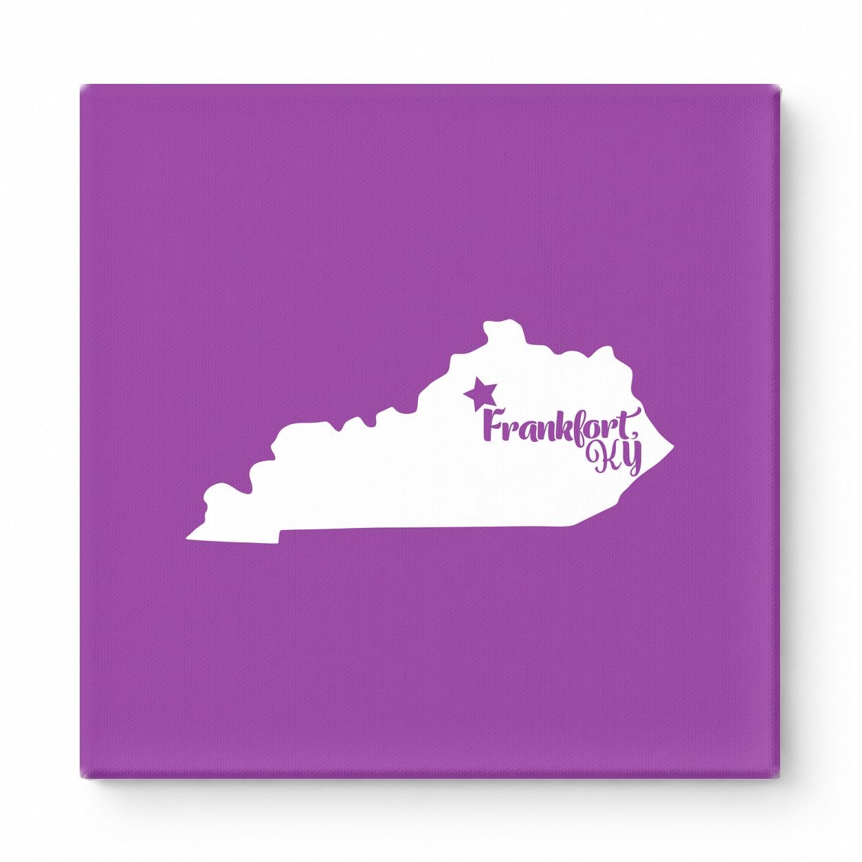 Home Sweet Frankfort — Kentucky State Silhouette