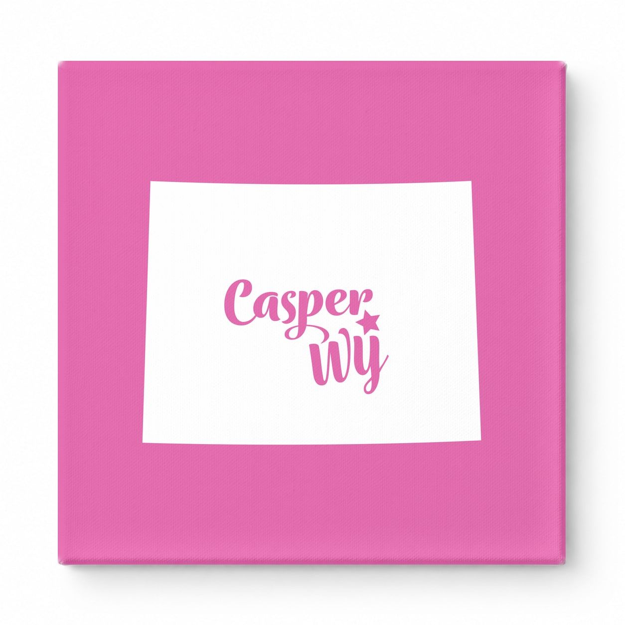 Home Sweet Casper — Wyoming State Silhouette