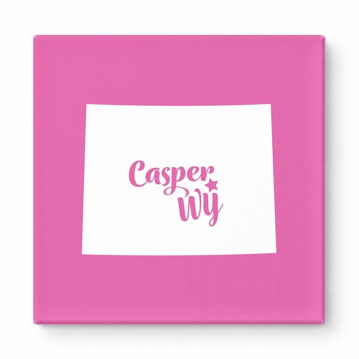 Home Sweet Casper — Wyoming State Silhouette
