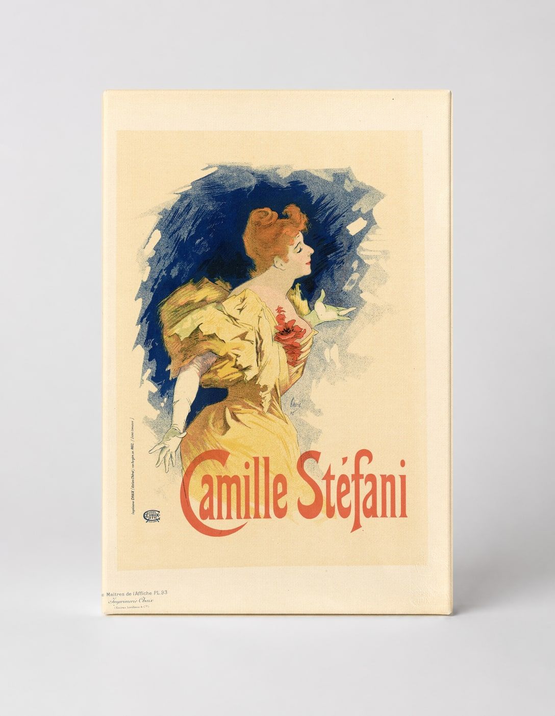 Camille Stéfani 1890s Belle Époque Vintage Poster Canvas Wall Art