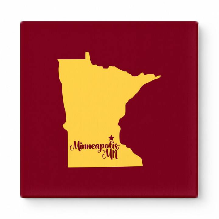Home Sweet Minneapolis — Minnesota State Silhouette
