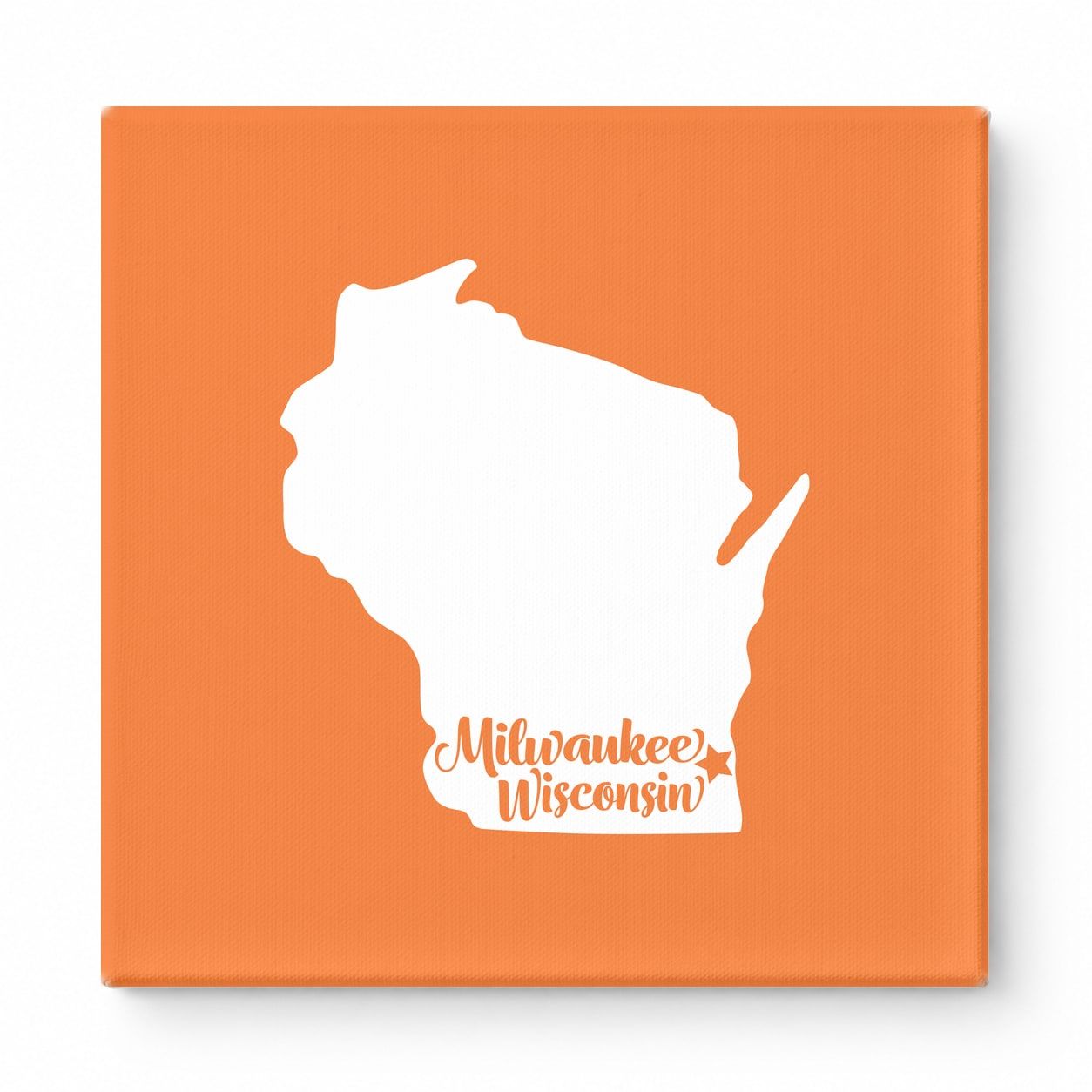 Home Sweet Milwaukee — Wisconsin State Silhouette