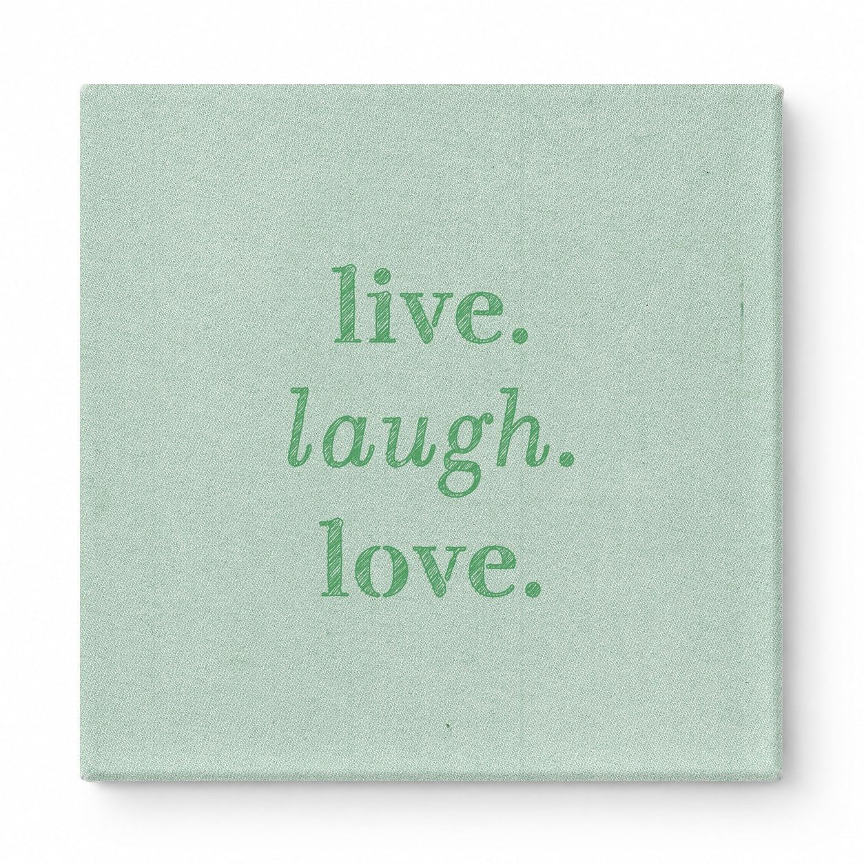 Live. Laugh. Love — Soft Watercolor Wash