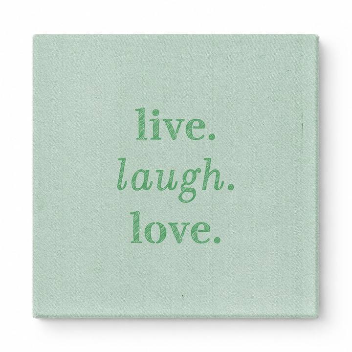 Live. Laugh. Love — Soft Watercolor Wash