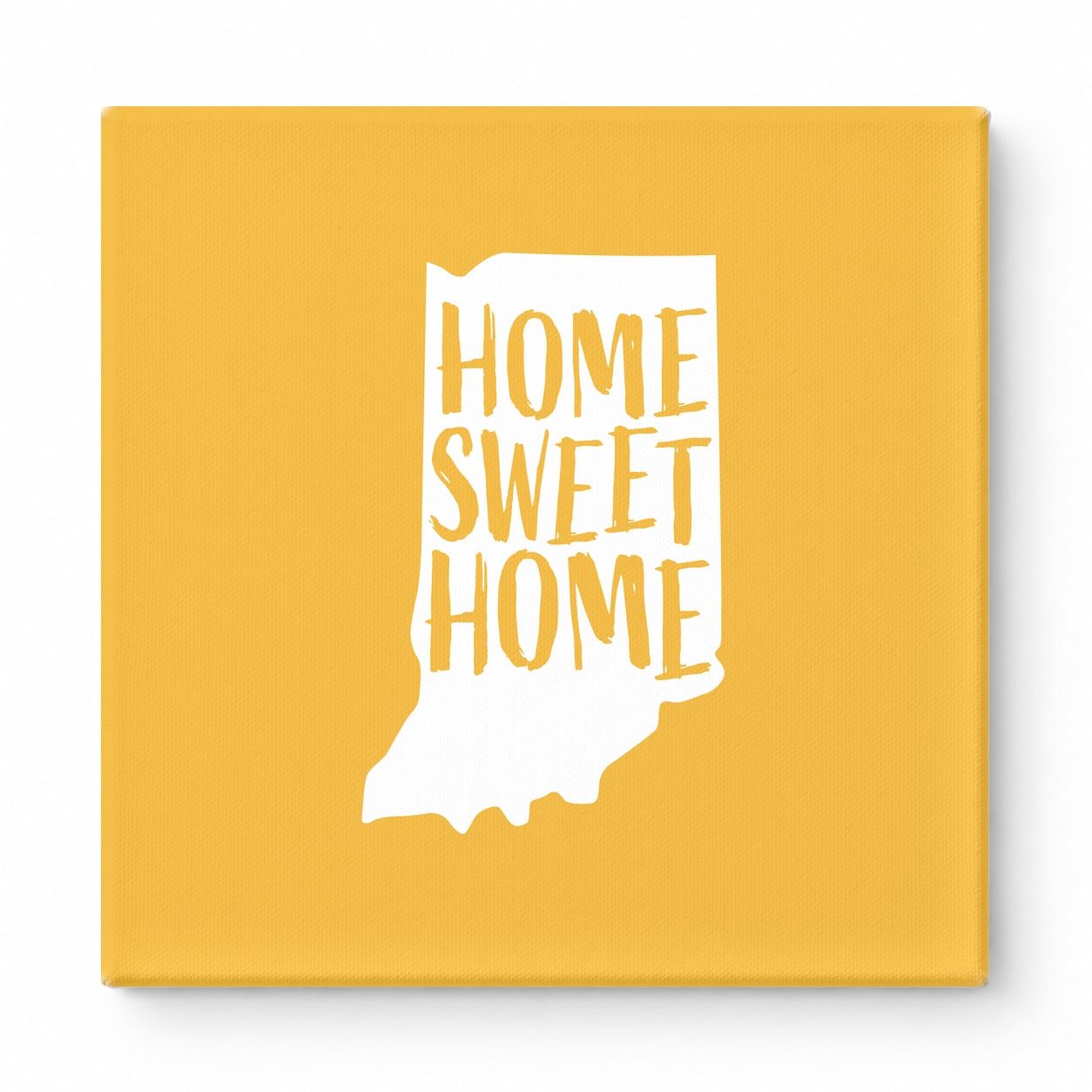 HOME SWEET HOME — Indiana State Silhouette
