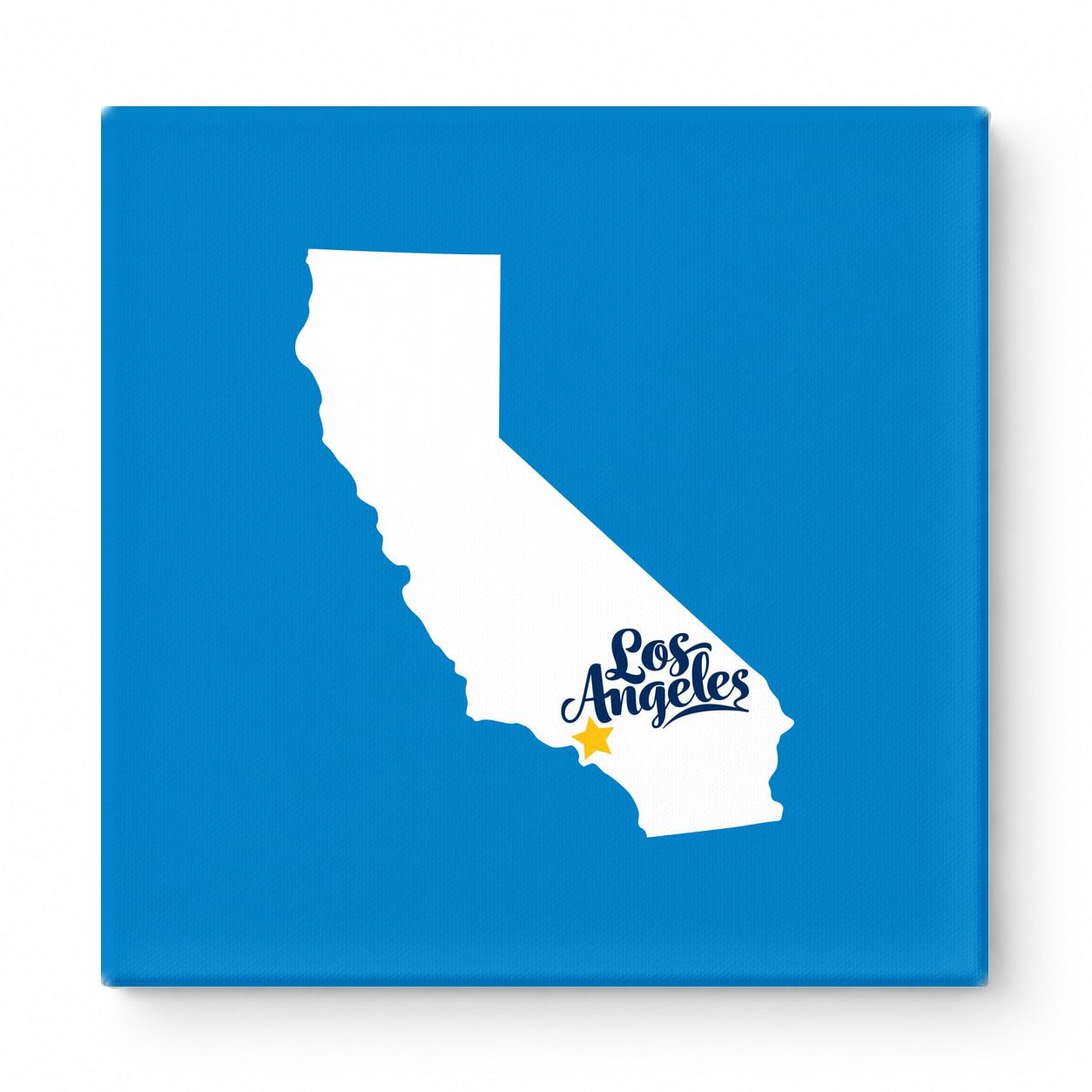 Home Sweet Los Angeles — California State Silhouette