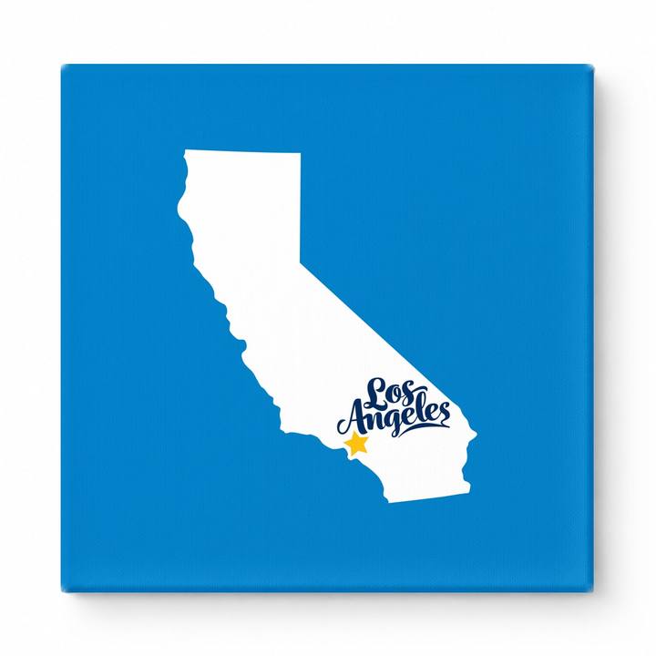 Home Sweet Los Angeles — California State Silhouette