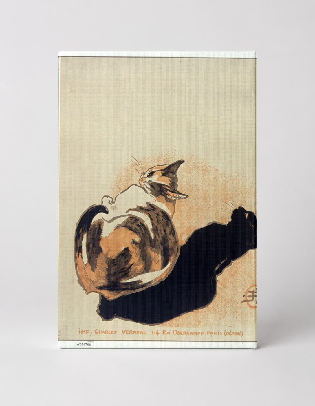 Deux Chats 1898 - Belle Époque Vintage Cat Poster Canvas Wall Art
