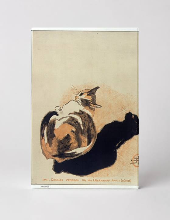 Deux Chats 1898 - Belle Époque Vintage Cat Poster Canvas Wall Art
