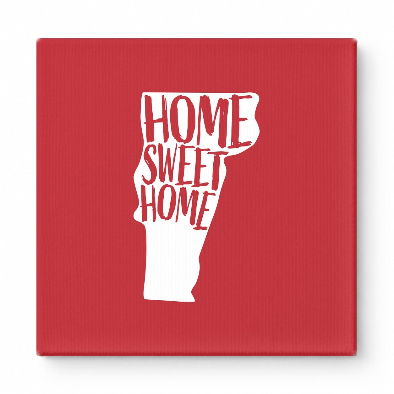 HOME SWEET HOME — Vermont State Silhouette